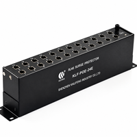 Protecteur de réseau PoE, protection de ligne de données SPD, 1 port, 8 fils, protection complète, montage sur rail DIN, CE RoHS, DC 48V pour caméra IP intelligente