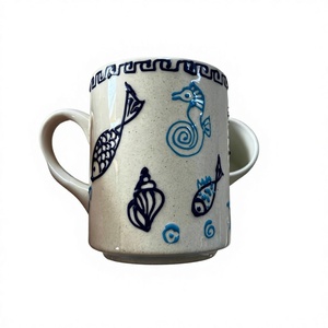 Custom 3D Relief Cute <b>Ceramic</b> <b>Mug</b> Hand Painted Lemon Nautical Design Handmade Dishwasher Safe Gift Box Packaging Giveaway Gift - Product Image 1