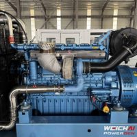 Weichai 500KW 625KVA Super Leiser Offener Tragbarer Dieselgenerator mit Autostart ATS Industriell 3-Phasig 50Hz Hochleistung