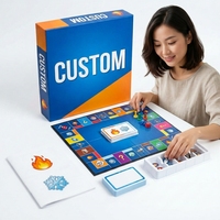 Juego de Mesa Educativo Personalizado, Juego de Mesa Interactivo de Aprendizaje y Estrategia para Niños, OEM ODM, Papel de Arte, Impresión a Todo Color, Esquinas Redondeadas