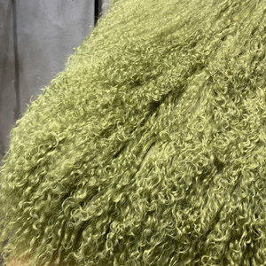 <span class=keywords><strong>Manteau</strong></span> en fourrure de mouton de qualité supérieure, fourrure bouclée naturelle, vert olive, <span class=keywords><strong>manteau</strong></span> en fourrure de Mongolie pour femmes - Product Image 3