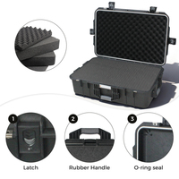 Valise de transport robuste Everest avec joint étanche et mousse sur mesure pour caméras cinéma multi-objectifs