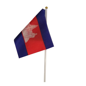 Drapeau <span class=keywords><strong>arc</strong></span>-<span class=keywords><strong>en</strong></span>-<span class=keywords><strong>ciel</strong></span> de poteau <span class=keywords><strong>en</strong></span> bois de polyester personnalisé de haute qualité pour une utilisation sportive pour l'affichage d'<span class=keywords><strong>agence</strong></span> de voyage avec logo personnalisé fabriqué au Cambodge - Product Image 5