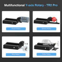 Module de rouleau rotatif sur axe Y pour machines de gravure OEM/ODM TWOTREES TR2 Pro, idéal pour graver des objets cylindriques, des canettes et des créations métalliques DIY