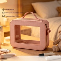Sac de rangement transparent pour Mahjong en PU, idéal pour l'organisation des tuiles de Mahjong, parfait pour les jeux de table à la maison et les salles de jeux
