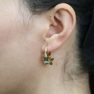 Orecchini a cerchio con ciondolo a forma di farfalla Multi Mini orecchini a cerchio <span class=keywords><strong>Minimal</strong></span> da sposa alla moda - Product Image 4