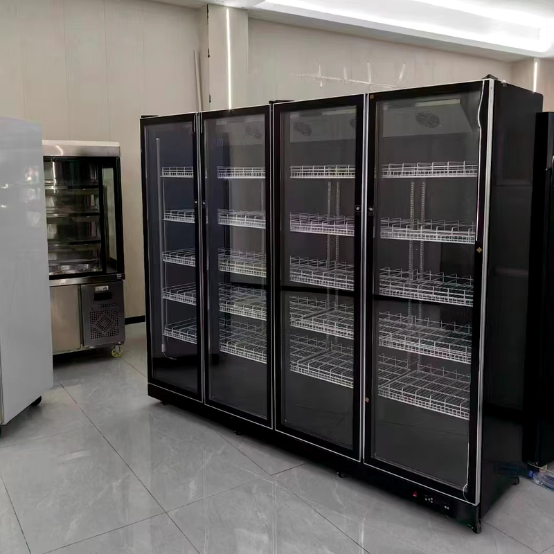 4 Doors Glass Door Drink Refrigeration