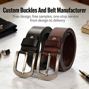 Ceinture en cuir pleine fleur pour <span class=keywords><strong>homme</strong></span>, style <span class=keywords><strong>rétro</strong></span> européen et américain, nouvelle ceinture épaisse en cuir pour jean, boucle ardillon en alliage, polyvalente - Product Image 2