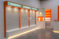 Vitrine Murale Personnalisée pour Magasin de Réparation de Téléphones Portables, Meuble Présentoir pour Coques et Appareils Électroniques