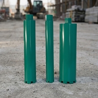 Forets diamantés à segment de couronne de 76 mm avec filetage M22/1-1/4 pour applications sur béton et pierre (armature)