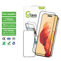 Aurey 2.5D étanche à l'eau 9h antistatique HD anti-déflagrant pour iphone 14 16 Pro Max protecteur d'écran en verre trempé