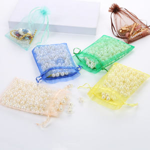 9X12Cm solido tessuto di Eco <span class=keywords><strong>Mesh</strong></span> regalo Packaging bagagli gioielli Wedding Candy Craft Organza Pouch Bag - Product Image 4