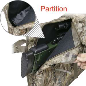Support de sac à dos tactique double pour UTV, en polyester camouflage, pour améliorer le rangement arrière, sac de transport, organisateur de cargaison pour roll-bar - Product Image 4