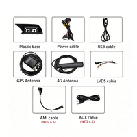 Estéreo para Auto Android 14 de 10.25"/12.3" para Benz GLK X204 NTG4.0/4.5, 8+128GB, CarPlay/Android Auto Inalámbrico, GPS