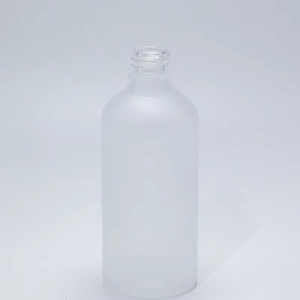 ขวดแก้วใสฝ้าสำหรับน้ำมันหอมระเหยขนาด 5 มล. 10 มล. 15 มล. 20 มล. 30 มล. 50 มล. 100 มล. พร้อมฝาหยดพลาสติกแบบไม้ไผ่ - Product Image 4