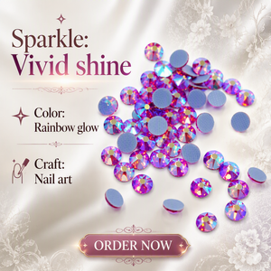 คริสตัลติดเสื้อผ้า JP01 AB รุ่น Hot Fix Rhinestone 2088 แบบหลังแบน เพิ่มประกายสองเท่า เกรด 6A ขนาด SS10-SS30 สำหรับชุดเดรสและเสื้อผ้า ขายส่ง - Product Image 3