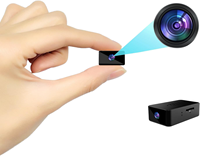 Mini caméra WIFI 2K HD avec vision nocturne, capteur CMOS, LED IR, détection de mouvement, caméra 1080P pour bébé, animal domestique, usage domestique