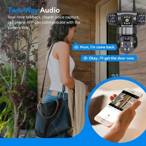 15mp HD Three Lens Network 360 Bullet AI 4g Sim Card Solar <b>Camera</b> Outdoor IP PTZ CCTV <b>Wireless</b> Wifi Surveillance <b>Security</b> <b>Camera</b> - Product Image 3