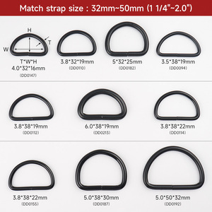 D Ring Gesp Handtassen D Ring 32 Mm Tas D Ring Gesp Voor Halsbanden Harnassen Stof Paracord Diy Band singels Craft - Product Image 6