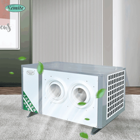 Refroidisseur d'air évaporatif industriel à économie d'énergie Kemite, montage en armoire, compresseur scroll, pompe, moteur R410A 21.61KW