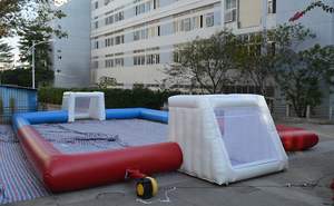 Table de Football gonflable, pied de terrain de 12 joueurs, château de 12x6 mètres, divertissement intérieur et extérieur inclus - Product Image 4