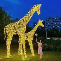 Holiday Giraffe Amusement Park Festival Tiere Led Dekoration Weihnachten wasserdicht kommerziellen Motiv Licht