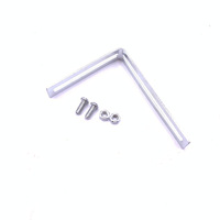 Boîtier d'ordinateur avec refroidissement par eau, réservoir cylindrique, support en forme de L, cadre en fer, extension de support fixe, sans ventilateur