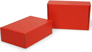 FPG定制设计标志印刷热粉色瓦楞纸化妆品包装邮件箱 - Product Image 4