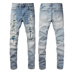 AIPA Hip Hop Jeans Cheap Wholesale New Design Men's Jeans Fashion Ripped Am Jeans