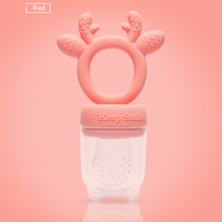 Meilleure vente Tétine en silicone pour aliments pour bébés Mangeoire en silicone Porte-fruits pour bébés