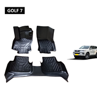 Accessoires de voiture toutes saisons Prix d'usine Tapis de voiture 3D TPE Tapis de sol de voiture en TPE utilisé pour GOLF7