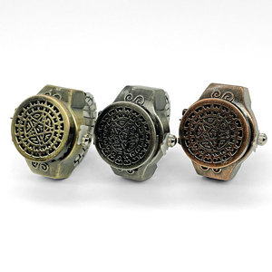 <span class=keywords><strong>Orologi</strong></span> ad Anello Vintage in Bronzo di Lusso Taglia Unica con Movimento al Quarzo per Uomo e Donna Orologio da Polso Moda Femminile Relojes - Product Image 6