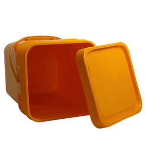 Barils en <span class=keywords><strong>plastique</strong></span> PP jaunes personnalisés à ouverture supérieure de 5L, 10L, 20L, 30L, 50L, seau carré, seau - Product Image 6