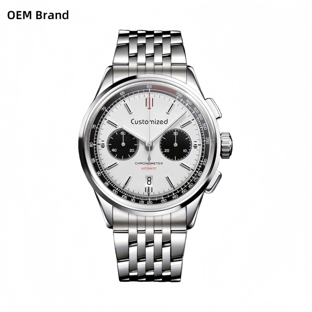 OEM Logo Chronograph Mechanical Movement Waterproof Pilot Watch High Quality Automatic Seagull ST19 Man Wrist Watches