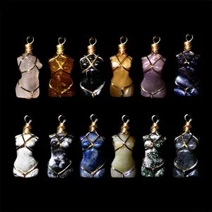 New Arrival High Quality Natural Jewelry Necklace Handmade Lady Body Pendant For Souvenirs