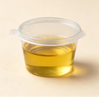 Emballage à emporter jetable en PP transparent de qualité alimentaire, petit récipient à sauce, boîte à trempette, vente en gros d'usine