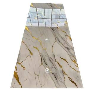 Panneaux en PVC marbré UV de haute qualité 1,22x2,44m pour la décoration murale, installation facile et projets de bricolage à domicile - Product Image 1