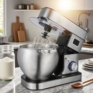Batidora Amasadora Profesional OEM <span class=keywords><strong>de</strong></span> 10L y 2000W con 6 Velocidades Ajustables, Motor <span class=keywords><strong>de</strong></span> Cobre, Quita-Batidores y Tazón <span class=keywords><strong>de</strong></span> Acero Inoxidable para Pastelería - Product Image 5