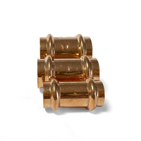 Raccords à pousser en laiton forgé 1/2 po, surface lisse, sans plomb, connexion rapide, raccord égal réducteur pour tuyaux PEX, matériaux de plomberie, garantie 20 ans