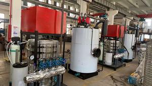 Chaudière à vapeur verticale à tubes à eau basse pression, alimentée au <span class=keywords><strong>gaz</strong></span> ou au mazout, à commande PLC, avec surveillance à distance et économie d'énergie - Product Image 5