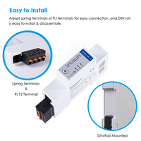Meter Energi Listrik Tiga Fasa SEM3-WL-2 untuk Rel DIN dengan Deteksi Urutan Fasa Otomatis dan Smart Wifi