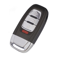 XNRKEY Clé de télécommande de voiture 3/4 boutons 315MHz 434MHz 868MHz pour Audi A4 A5 A6 A7 A8 8T0959754F 8T0959754J Carte de démarrage sans clé