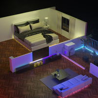 Controlador de Silicona Tuya para Matriz de Píxeles Neo, Chip Led Bala Ws2811, Tira Flexible de Píxeles Ray Wu de 0.3W, Tubo de Neón, Tamaño Ws2811, Píxeles Rgb