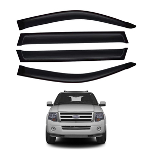 แผ่นบังแดดกันฝน 4 ชิ้น สำหรับ Ford Expedition Lincoln Navigator ปี 1997-2017 แผ่นกันลมข้างหน้าต่าง - Product Image 1