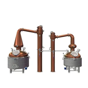 Meto Good Price Of New Product Copper /Sus 304 Stainless Steel Mini Pot Still Distillation Equipment