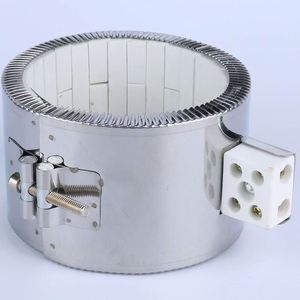 ฮีตเตอร์วงแหวนเซรามิก 2 ชิ้น 110V/220V/380V ขนาด 30x30/35/40/45/50 มม. 130W-230W สำหรับเครื่องอัดรีดและเครื่องบด - Product Image 1
