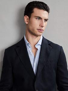 Costume d'Affaires de Luxe de Designer <span class=keywords><strong>Italien</strong></span> pour Hommes Veste et Pantalon à Col en V Personnalisés à la Mode de Luxe Vêtement de Costume pour <span class=keywords><strong>Homme</strong></span> de Grande Taille - Product Image 4