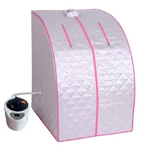 2025 santé et beauté sauna à vapeur boîte avec fenêtre sauna personnel tente poêle extérieur poêle à vapeur pliable Portable Sauna chambres - Product Image 1