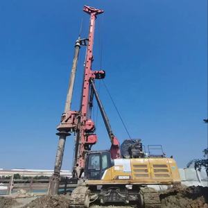 Foreuse rotative hydraulique d'occasion Sany SR365 de fabrication chinoise, petite foreuse de piquage montée sur barre Kelly, pour forage de terre - Product Image 1
