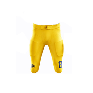 Uniforme de football américain brodé à 100 % OEM, uniforme de haute qualité en polyester pour jeunes, motifs de numéros vierges, vêtements de sport pour jeunes - Product Image 3